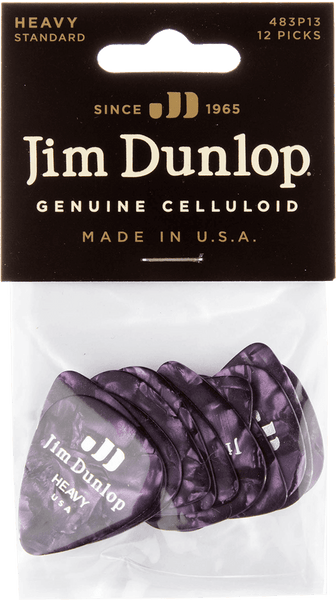 Dunlop 12 x Zwaar celluloid Paars perloid