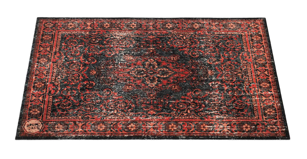 Tapijt Vintage Persian 1.30 X 0.90M Antislip - Zwart Rood