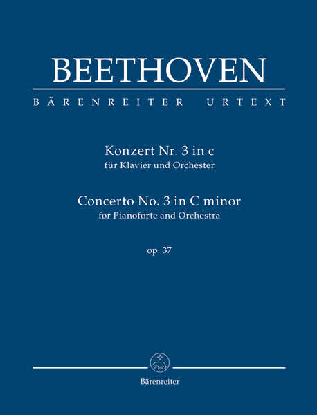 Barenreiter Beethoven - Concerto No.3 C Minor Op. 37 For Piano & Orchestra - Score