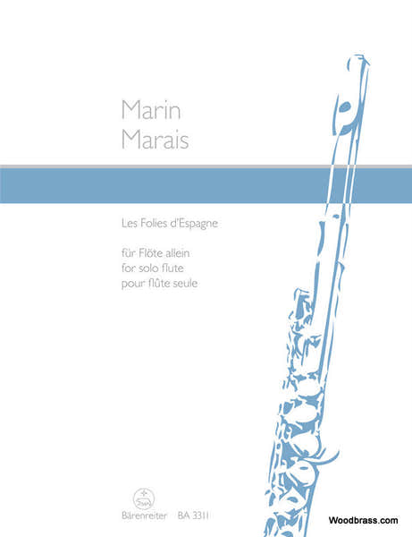Barenreiter Marais Marin - Folies D'espagne - Flute Solo