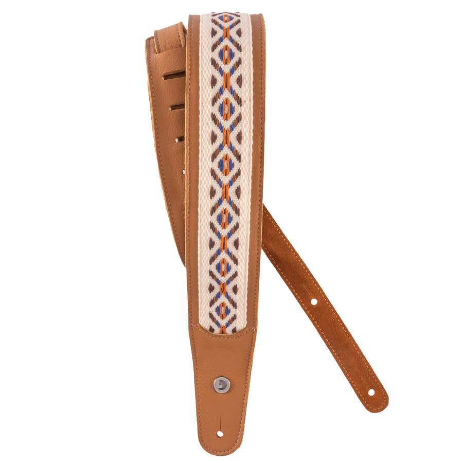 Hybrid Leren gitaarband Desert
