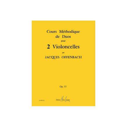 Lemoine Offen - Cours Duos Vclles Op.53 - 2 Violoncelles