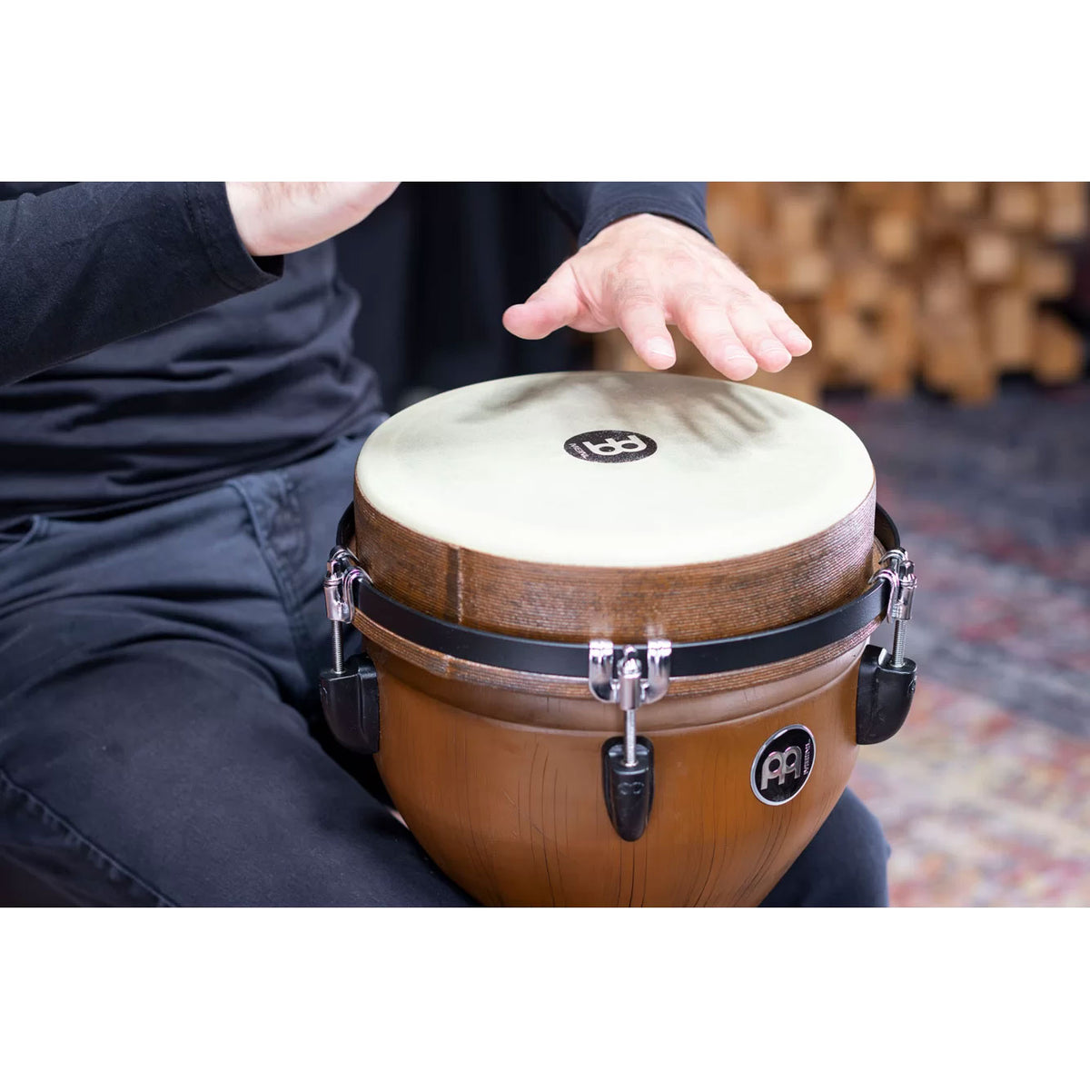 Jumbo Djembe synthetisch 10" Barnwood