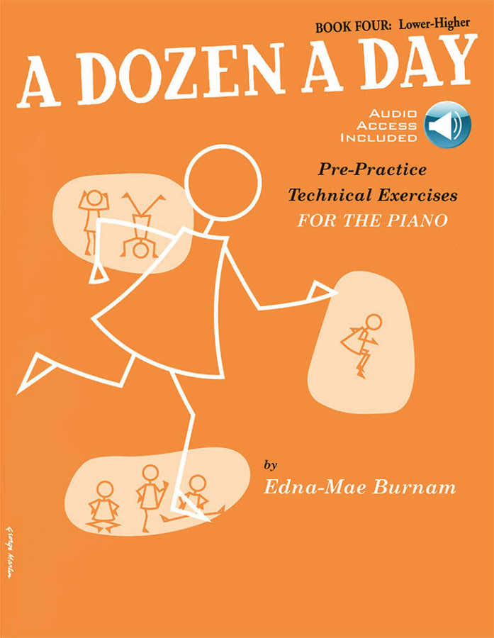 Burnam Edna Mae - Dozen A Day Book.4 + Audio