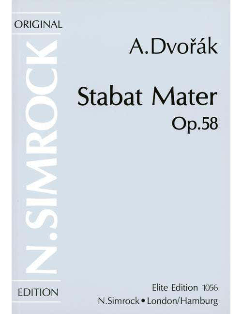 Dvorák - Stat Mater Op. 58 - 4 Solisten Gemengd Koor En Orkest