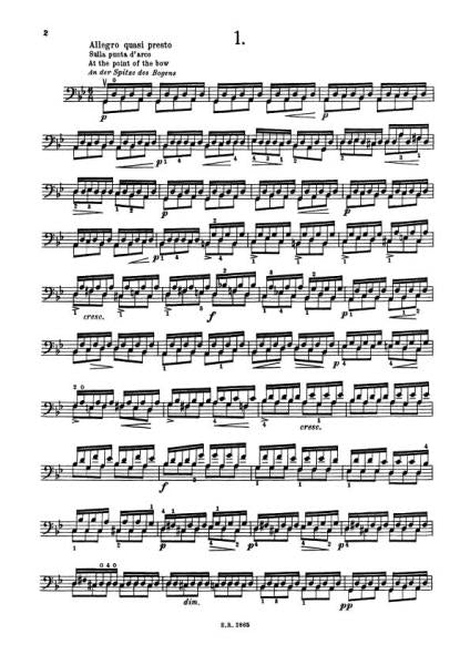 PIATTI A. - 12 CAPRICCI OP.25 - VIOLONCELLE