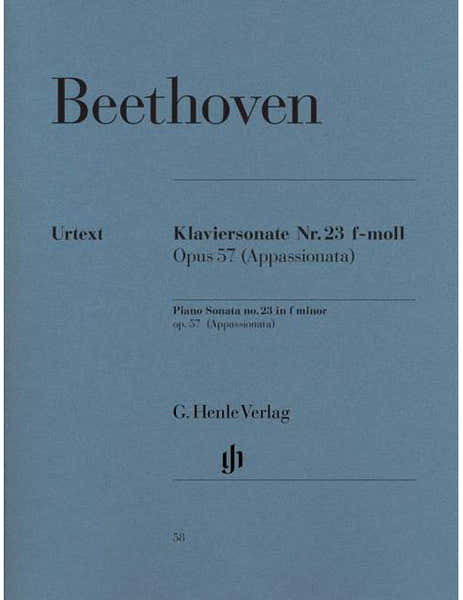 Henle Verlag Beethoven - Sonate Pour Piano En Fa Mineur [appassionata] Op. 57 - Piano