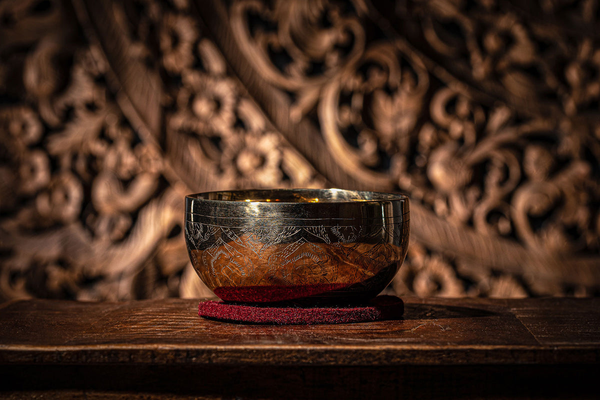 MEINL SONIC ENERGY SPECIAL ENGRAVED SERIES SINGING BOWL 600G