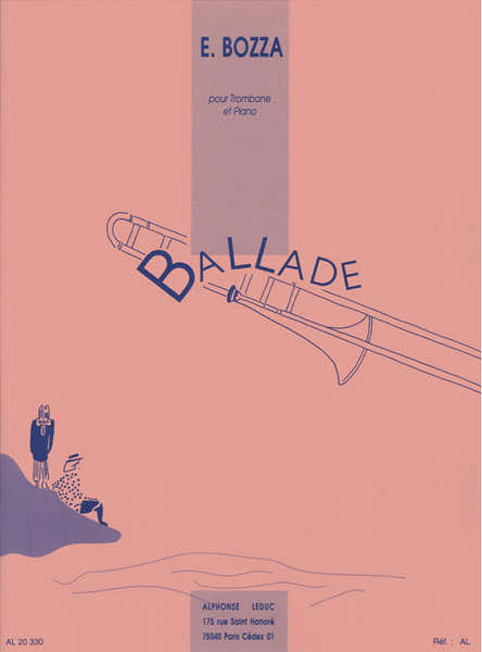 Leduc Ballade pour Trombone et Piano