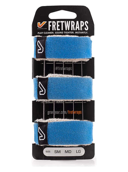 Gruvgear FretWraps 3-pack Hemelsblauw - Middelgroot