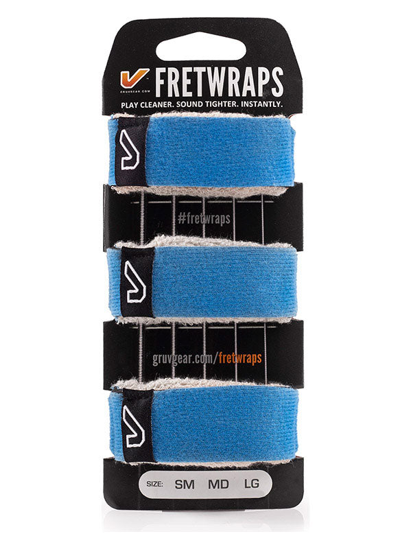 FretWraps 3-pack Hemelsblauw - Middelgroot