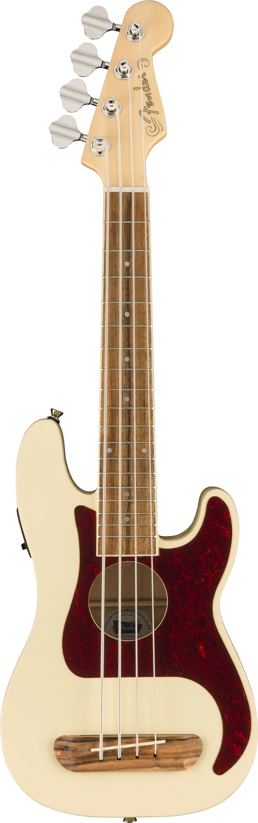 Precision Bass Fullerton Uke WN Olympisch wit