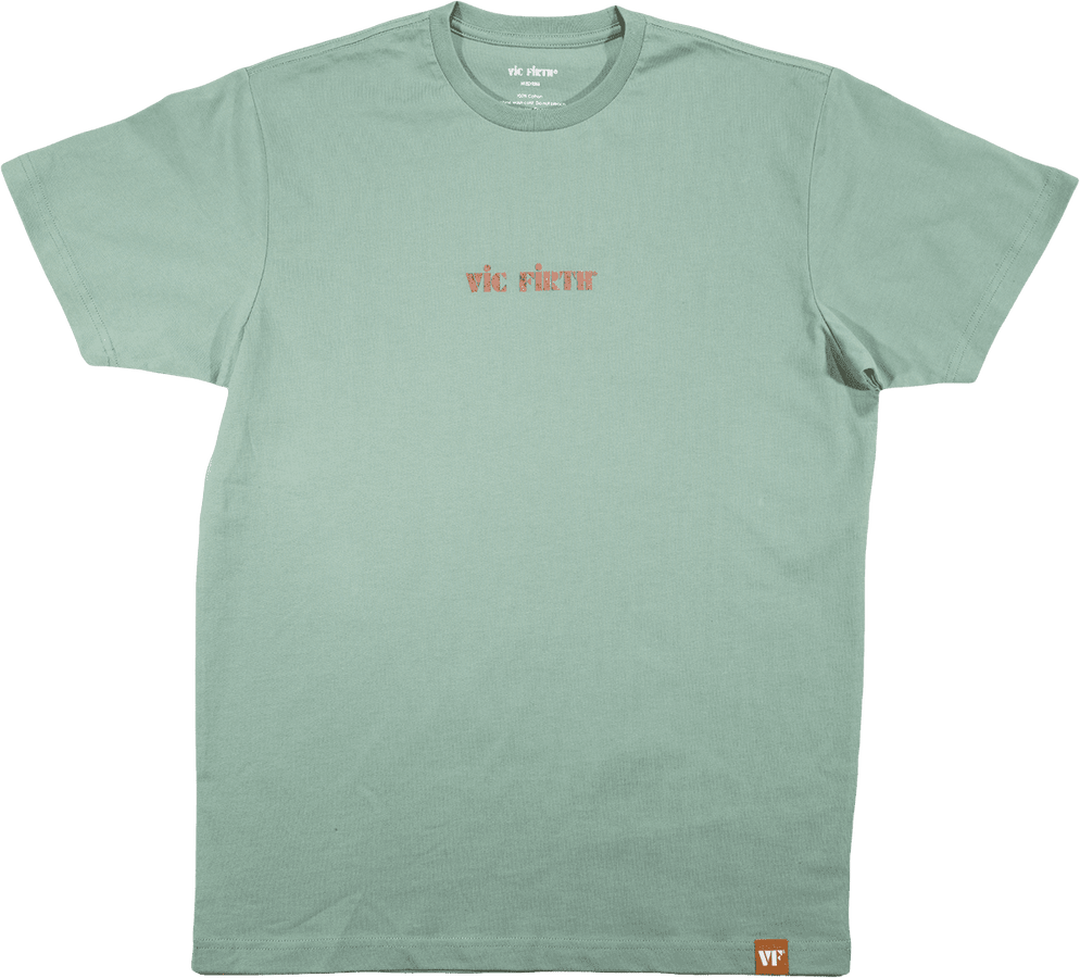 T-SHIRT SAGE WOODGRAIN L