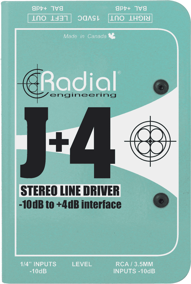 J+4 Actieve stereoconverter