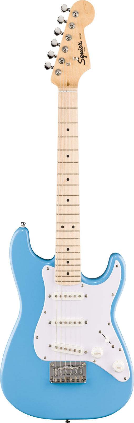 Stratocaster SSS Mini MN Californiëblauw