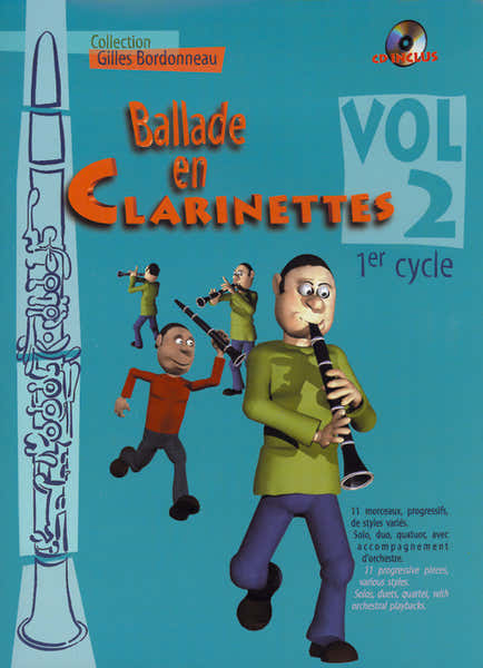 Hit Diffusion BALLADE EN CLARINETTE VOL.2 1ER CYCLE + CD