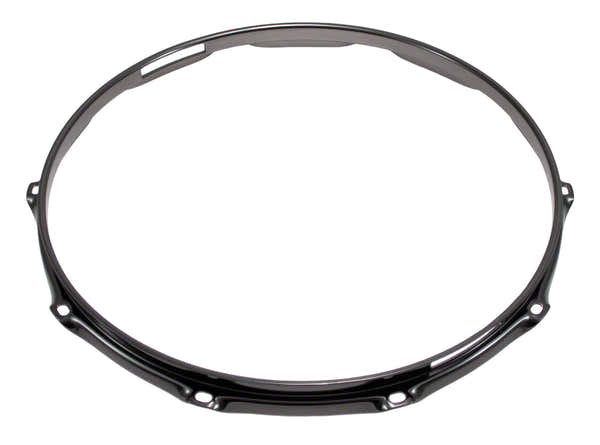 Sparedrum H30-14-10SBK - 14" 10 HOLES SNARE SIDE BLACK 3.0MM SUPER TRIPLE FLANGE DRUM HOOP