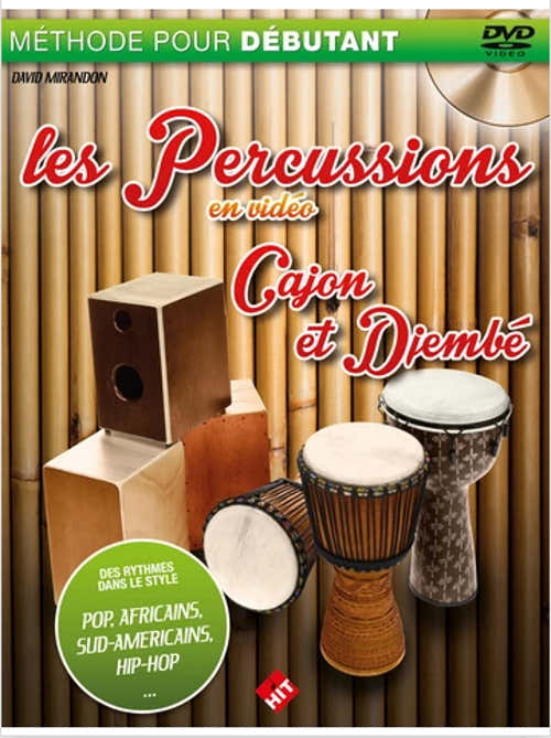 Mirandon D. - Percussie in video Boek + DVD - Djembé en cajón