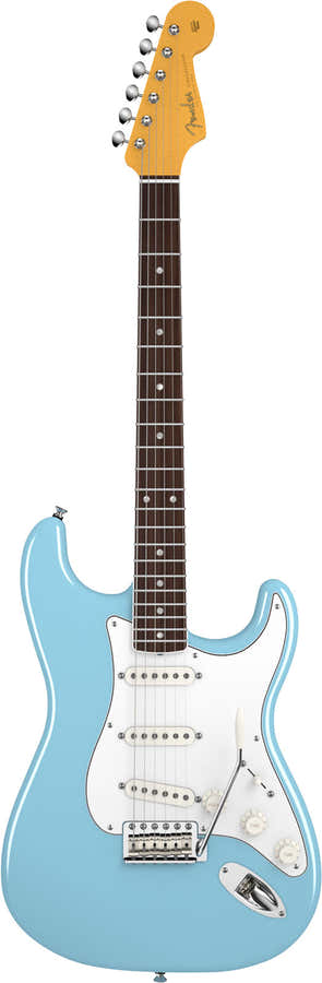 Stratocaster Signatuur Eric Johnson RW Tropisch turkoois