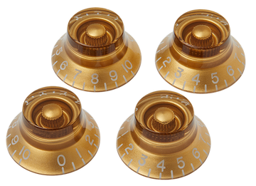 Onderdelen Top Hat-Knoppen Goud 4-Pack