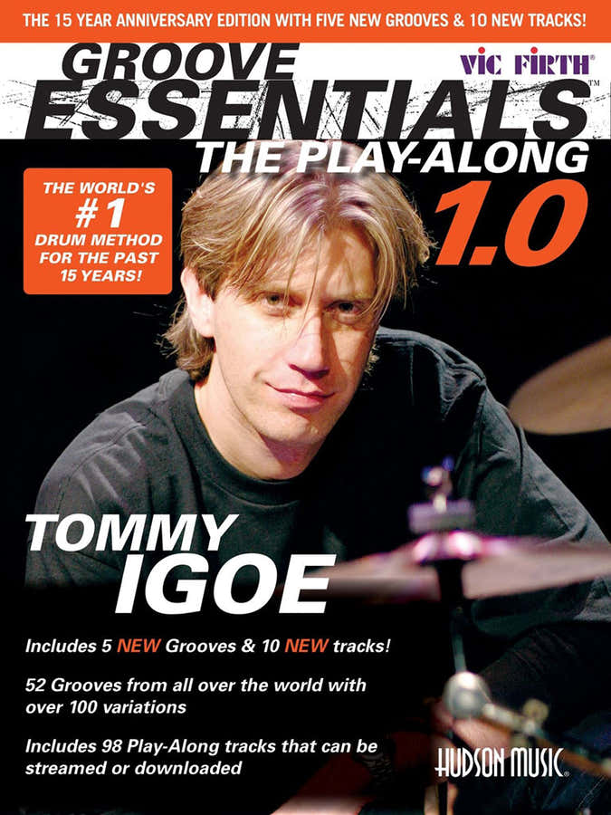 TOMMY IGOE GROOVE ESSENTIALS VOLUME 1 THE PLAY-ALONG DRUMS + AUDIO TRACKS - DRUMS