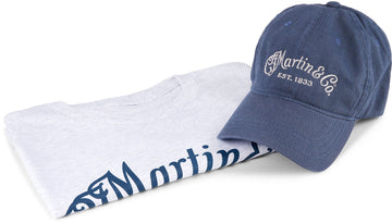 Set T-shirt + Pet, grijs en blauw M