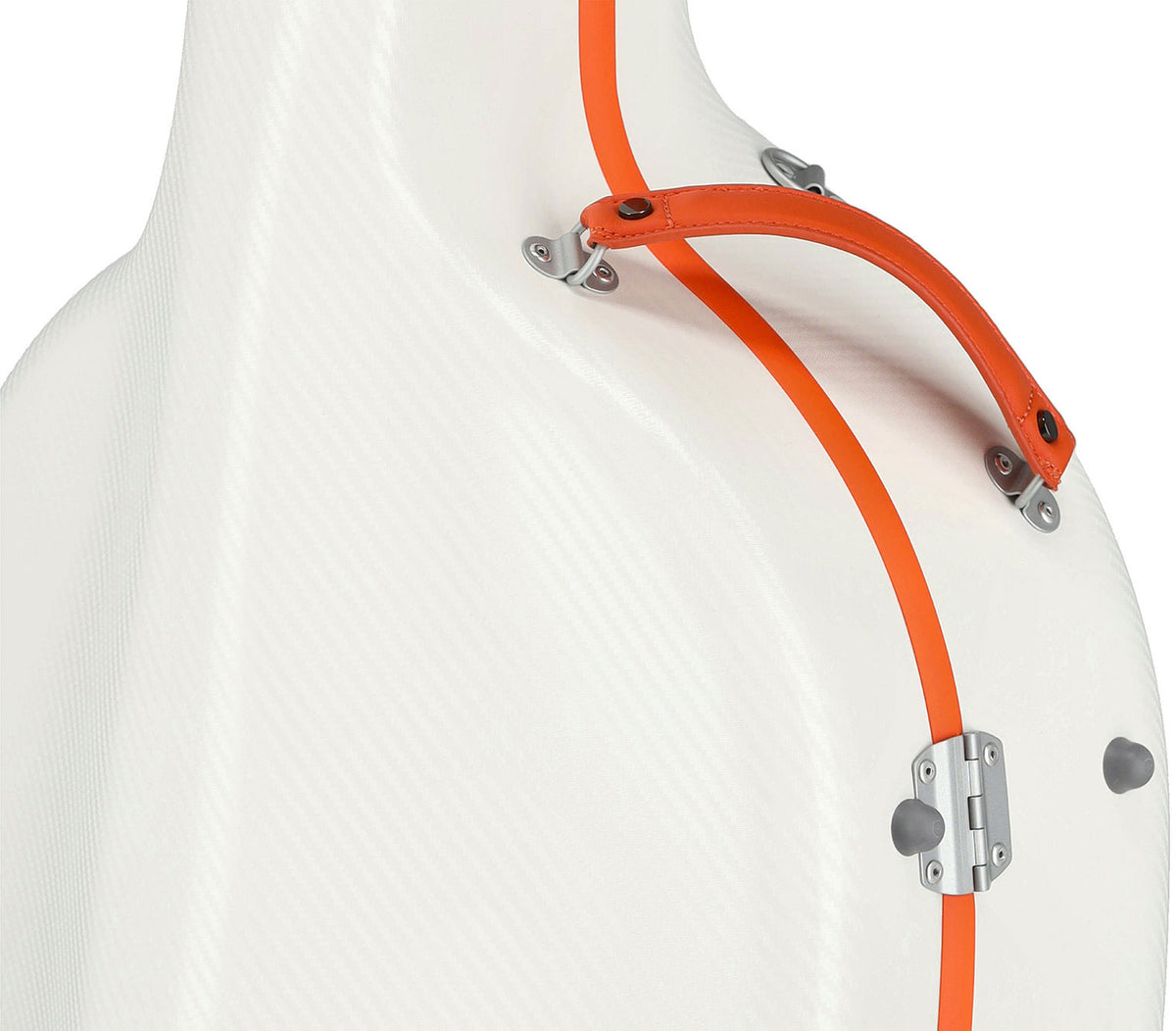 CELLO CASE POLYCARBONATE FUN 4/4 WHITE / ORANGE