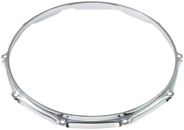HB25-14-10 - 14" Drumhoepel 10 Gaten Verchroomd Messing Super Triple Flange 2.5mm