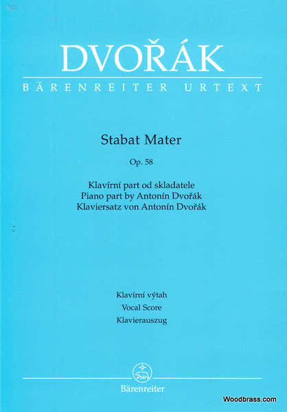 Barenreiter Dvorak A. - Stabat Mater - Choeur et Piano
