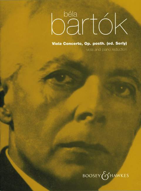 Boosey & Hawkes Bartok Bela - Viola Concerto Op. Posth. - Viola And Orchestra