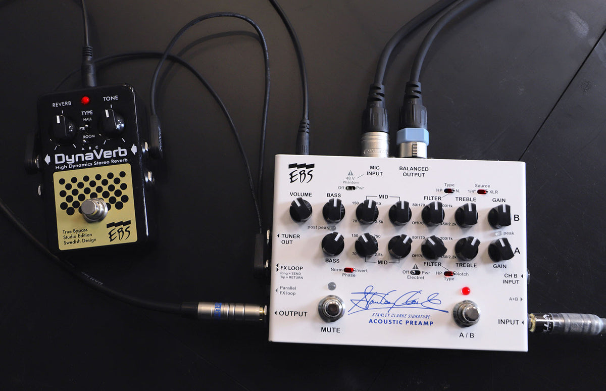 STANLEY CLARKE ACOUSTIC BASS PREAMP 2 CHANNELS