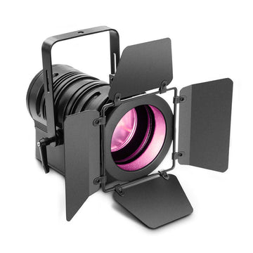 TS 60 W RGBW - SPOT VOOR THEATER MET CONVEX PLANEETLENS EN 60 W RGBW LED ZWARTE BEHUIZING