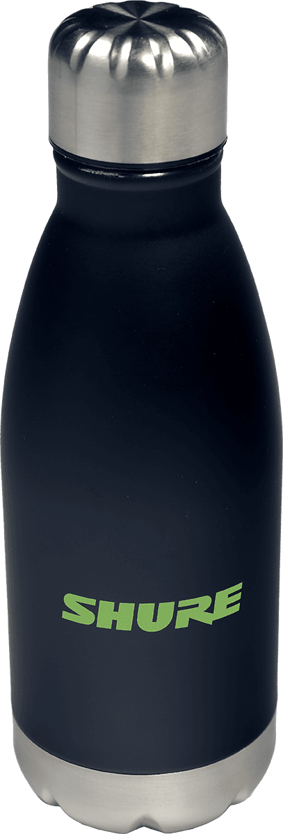 Shure Green Logo Water Bottle