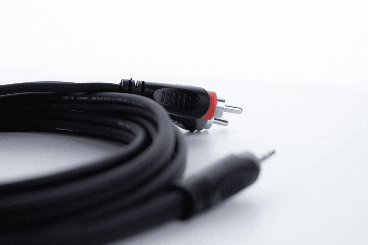 Y-kabel Stereo-mini-jack / 2 RCA 1,5 M