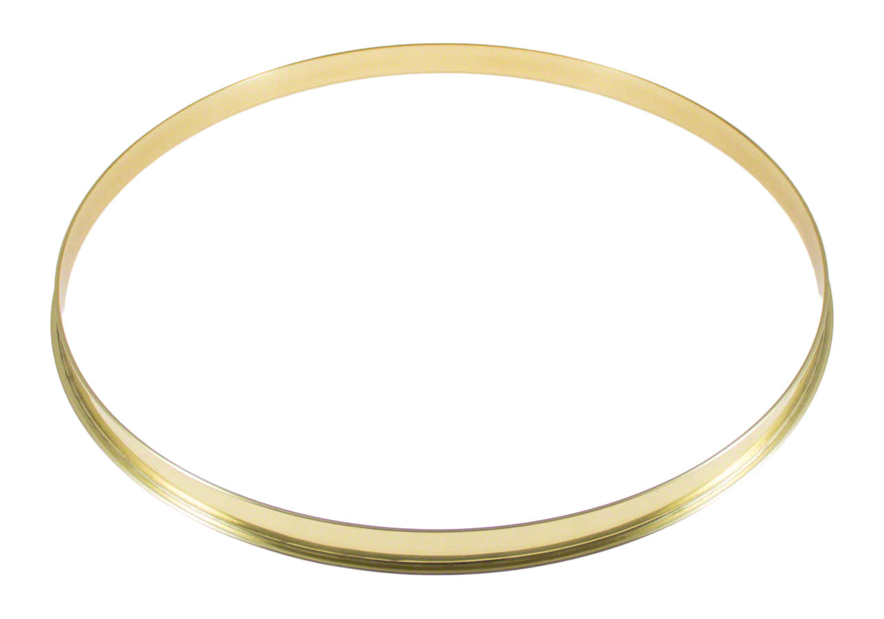 HSFB23-14BR - 14" 2.3MM BRASS SINGLE FLANGE DRUM HOOP