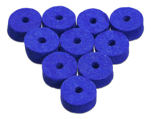AWFBLU PACK CYMBAL BLUE FELTS X10