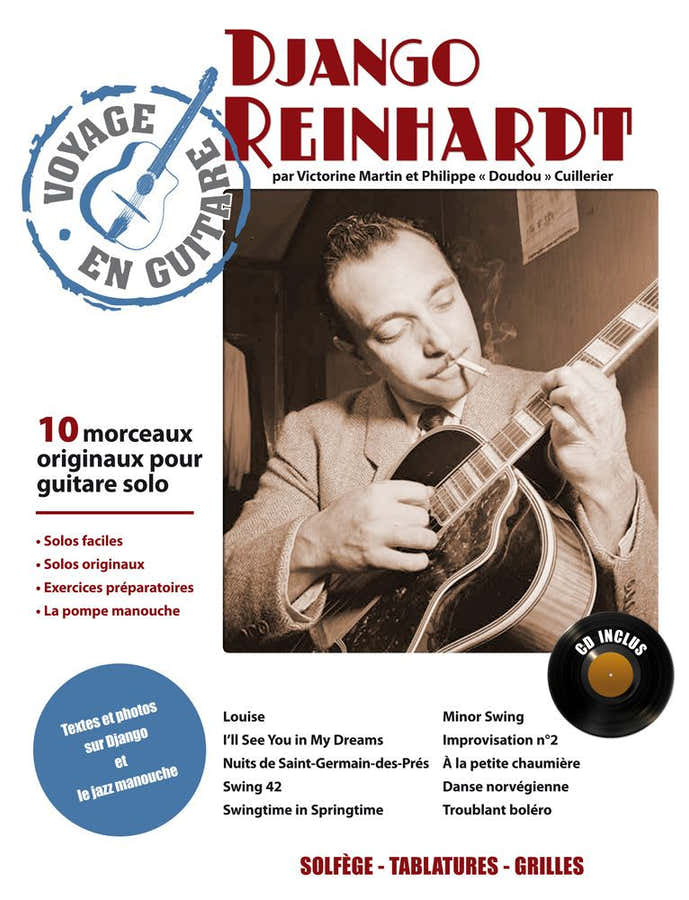 Reinhardt Django - Reis met de gitaar + CD - Gitaartablatuur