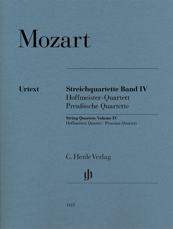 Henle Verlag Mozart W.a. - String Quartets Vol.4