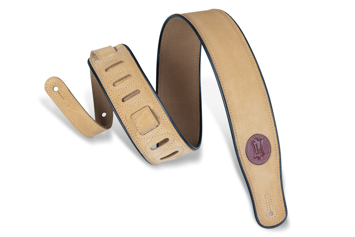 6.4 CM WITH BLACK BORDER WITH TAN LEATHER LEVY'S LOGO