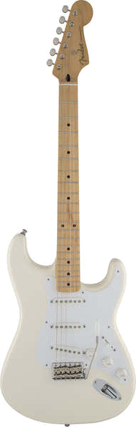 Fender Stratocaster Signatuur Jimmie Vaughan MN Tex-Mex Olympisch wit