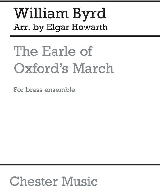 Chester Music Earle Of Oxford's March