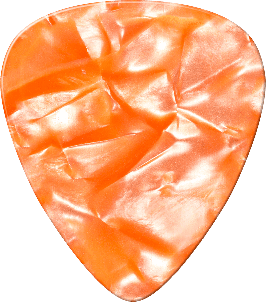 12 x Oranje celluloid-Perloid dun