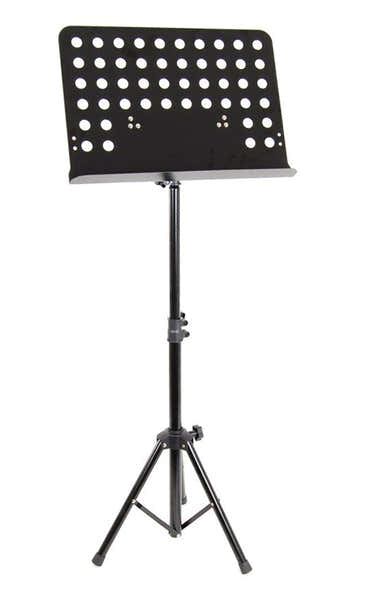 MU30 Muziekstandaard Zwart Orkestblad