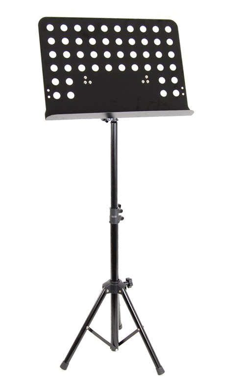 MU30 Muziekstandaard Zwart Orkestblad