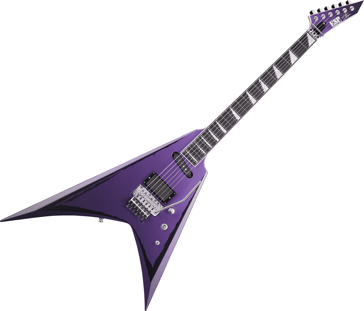 Handtekening Elektrische Gitaar Alexi Laiho Gescheurd