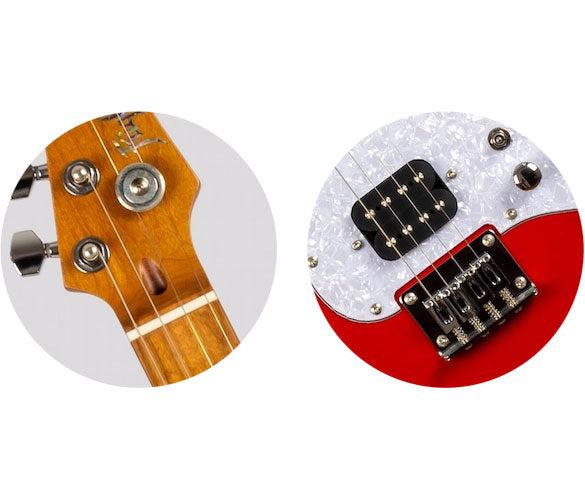Pathfinder Rode Bariton-Elektrische Gitaar