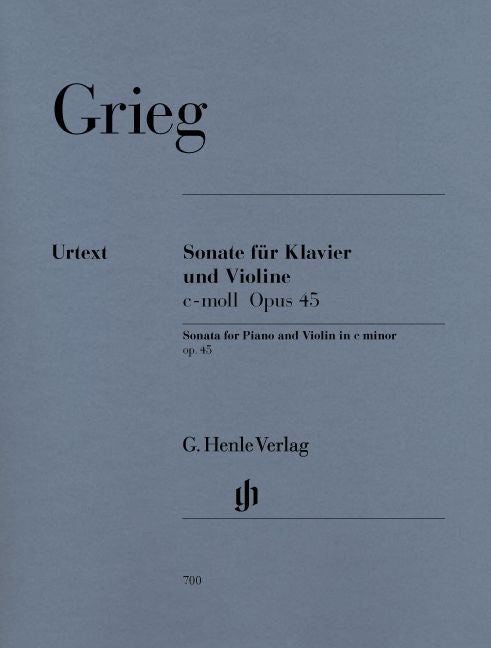 Grieg E. - Violin Sonata C Minor Op. 45