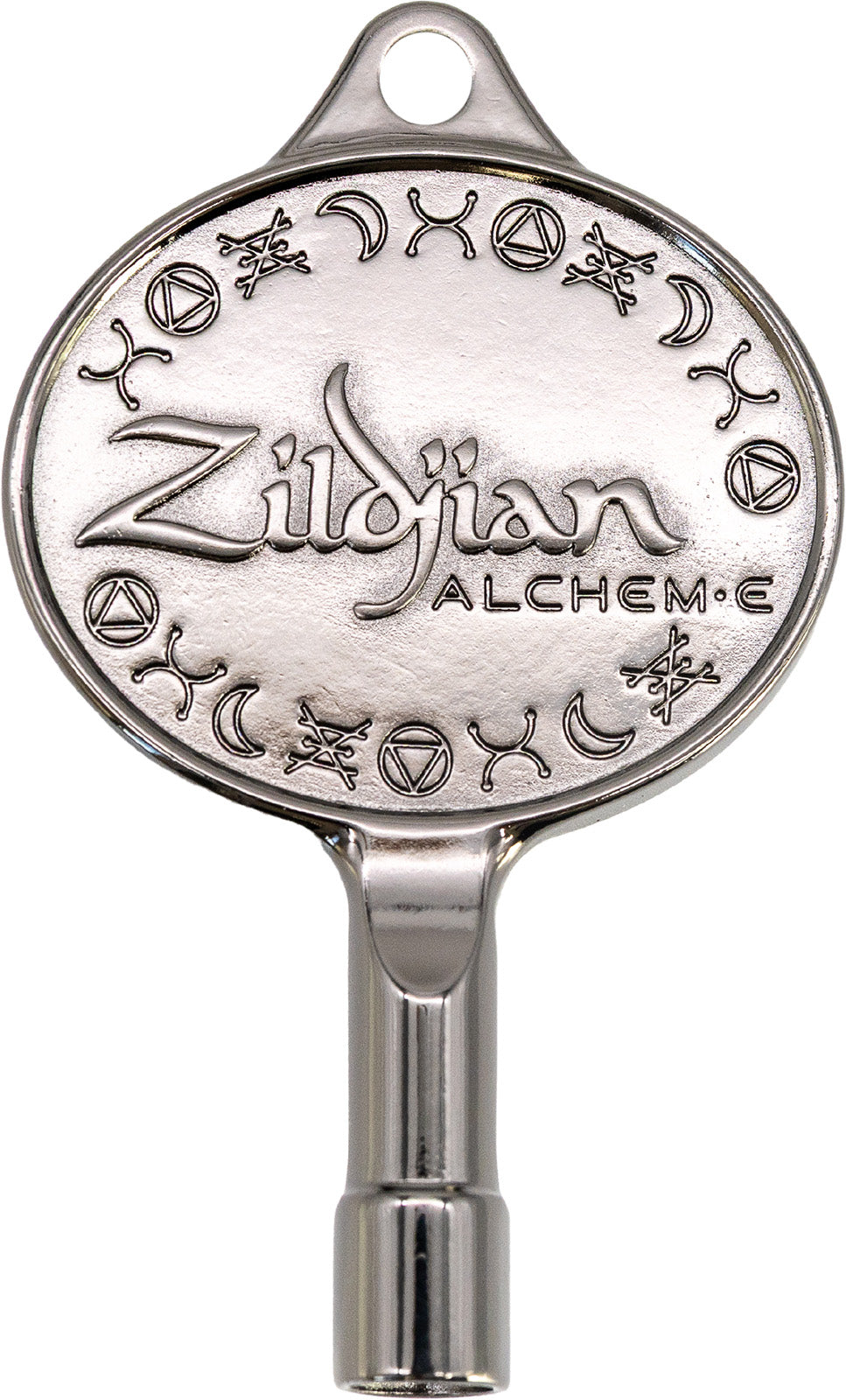 Zildjian ZXDK0011 Drumsleutel Zwart Chroom Met Logo Alchem-E