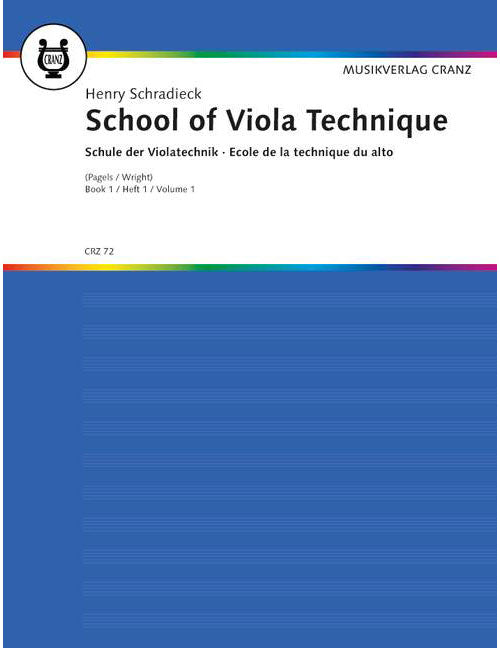 Musikverlag Cranz Schradieck - Ecole De La Technique Du Alto