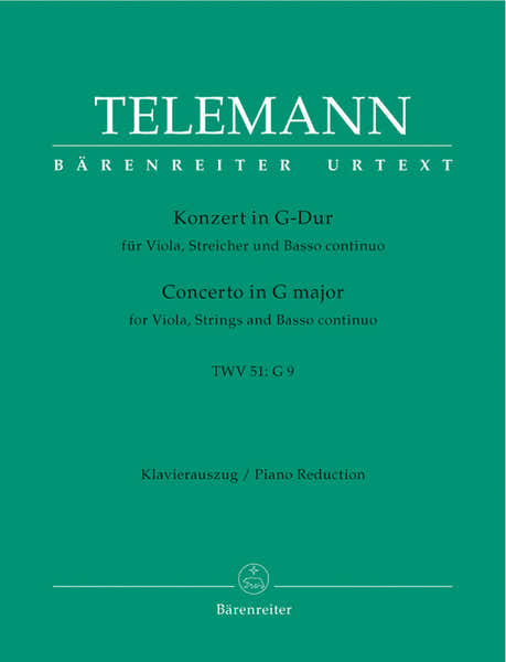 Telemann - Concerto Sol Majeur TWV 51: G9